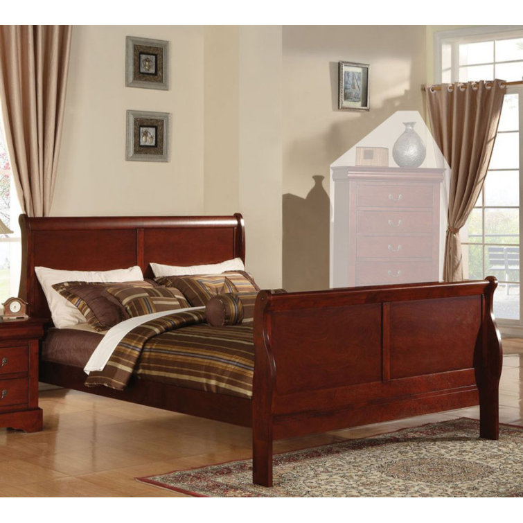 Red Barrel Studio® Redwood Queen Low Profile Sleigh Bed Wayfair